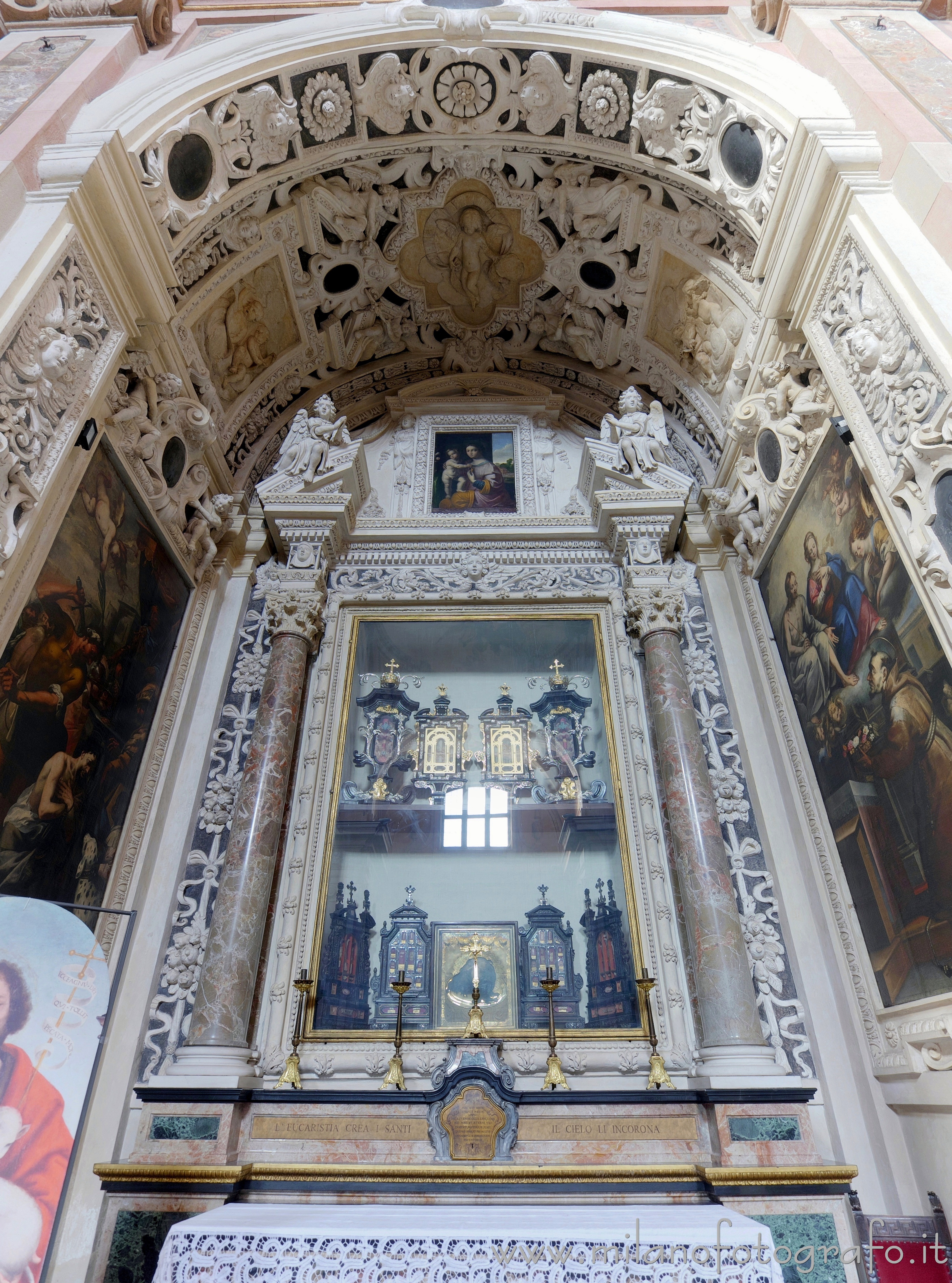 Busto Arsizio (Varese, Italy) - Chapel of the relics in the Basilica of St. John the Baptist